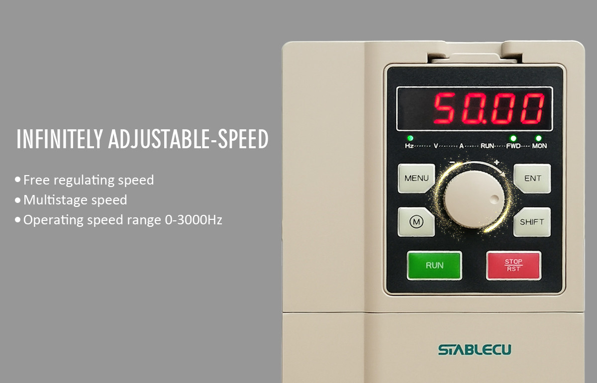 Gray Vector VFD Variable Frequency Drive For Three Phase Motor
