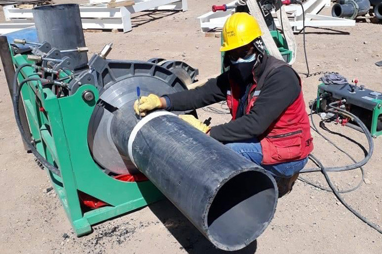 380V 50 / 60 HZ HDPE Pipe Hydraulic Butt Fusion Welding Machine