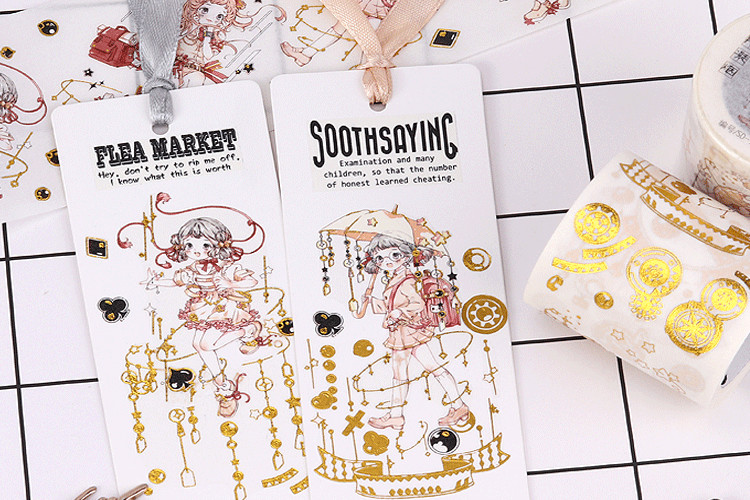 Custom Printed Waterproof PET Colored Washi Tape For DIY Scrapbook