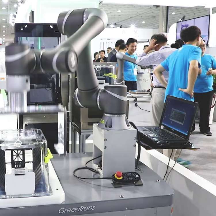 Pick And Place Robot TM5-900 With Collaborative Robotic Arm 6 Axis For Handling As Collaborative Robot
