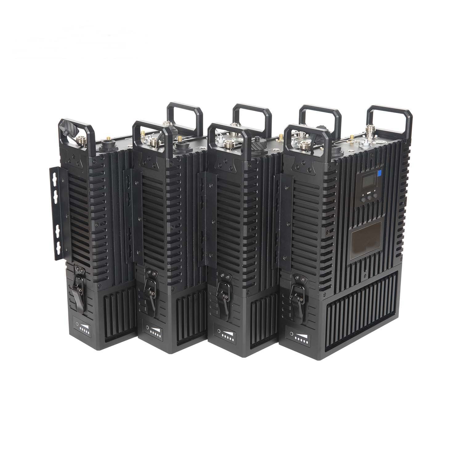 Rugged IP67 MESH Manpack Radio Tactial Radio With GPS BD Frequency Hopping Intelligent Frequency Selection