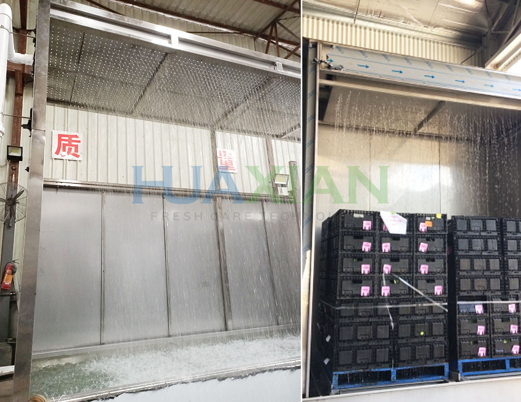 3.6 Ton Chilled Water Precooling Hydro Cooler For Zucchini, Green Beans And Cucumbers