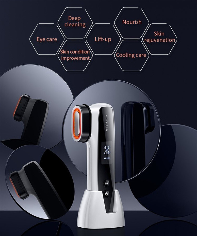 Facial Massage Ems Rf Machine / Device Anti Puffiness Anti-Aging Skin Care