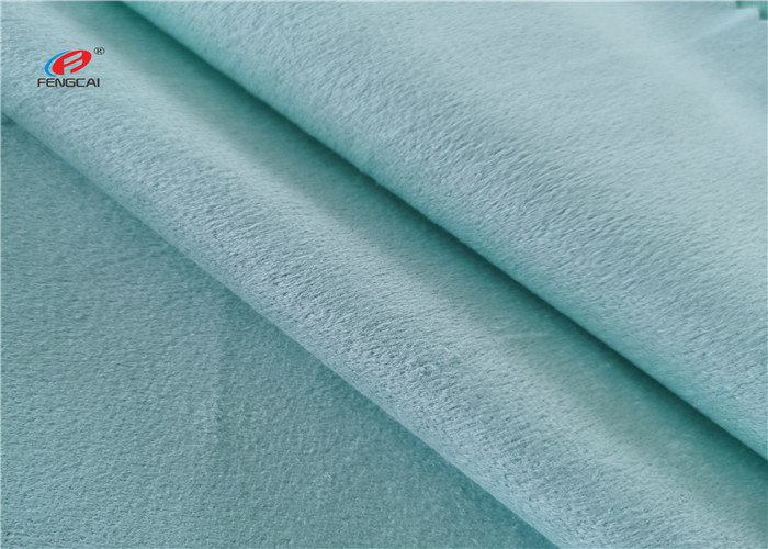 Upholstery Stretchy 100% Polyester Microsuede Fabric Weft Knitting