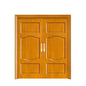 Custom Residential Waterproof WPC Doors Fireproof Scratch Resistant