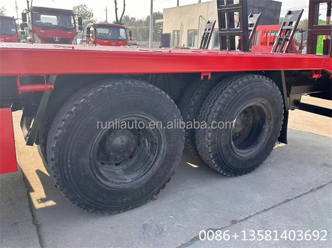 China 30ton Large Flat Bed Recovery Truck Dongfeng 8x4 Flatbed Tow Truck