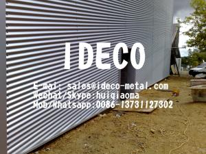 China Stainless Steel Corrugated Sheet Metal Roof Panels,Architectural Interior Design Corrugated Metal Panels on sale