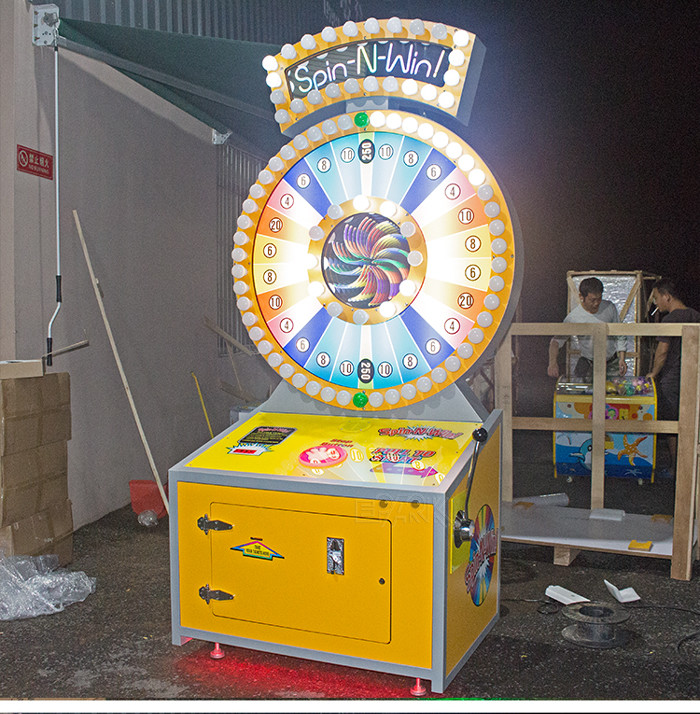 Spin N Win Arcade Amusement Lottery Ticket Game Machine