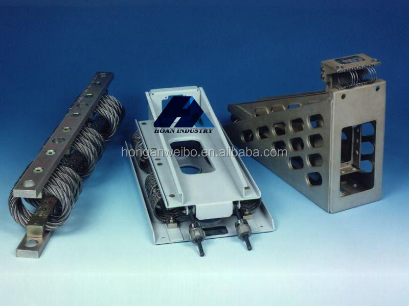 Aluminum Defense Armored Cars Launcher Engine Stand Energy Shock Vibration Insulation JGX-1276D-233B Wire Rope Isolator