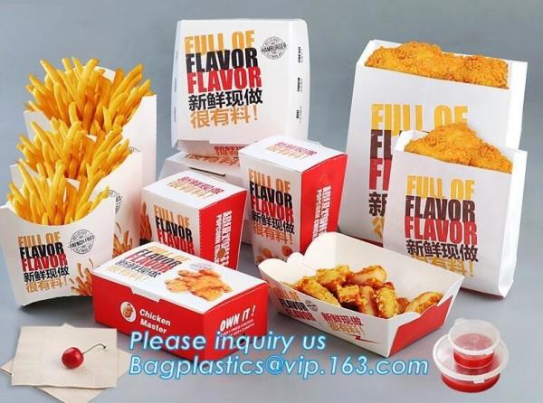 Custom 100% food grade burger box with logo,Food grade good quality cardboard