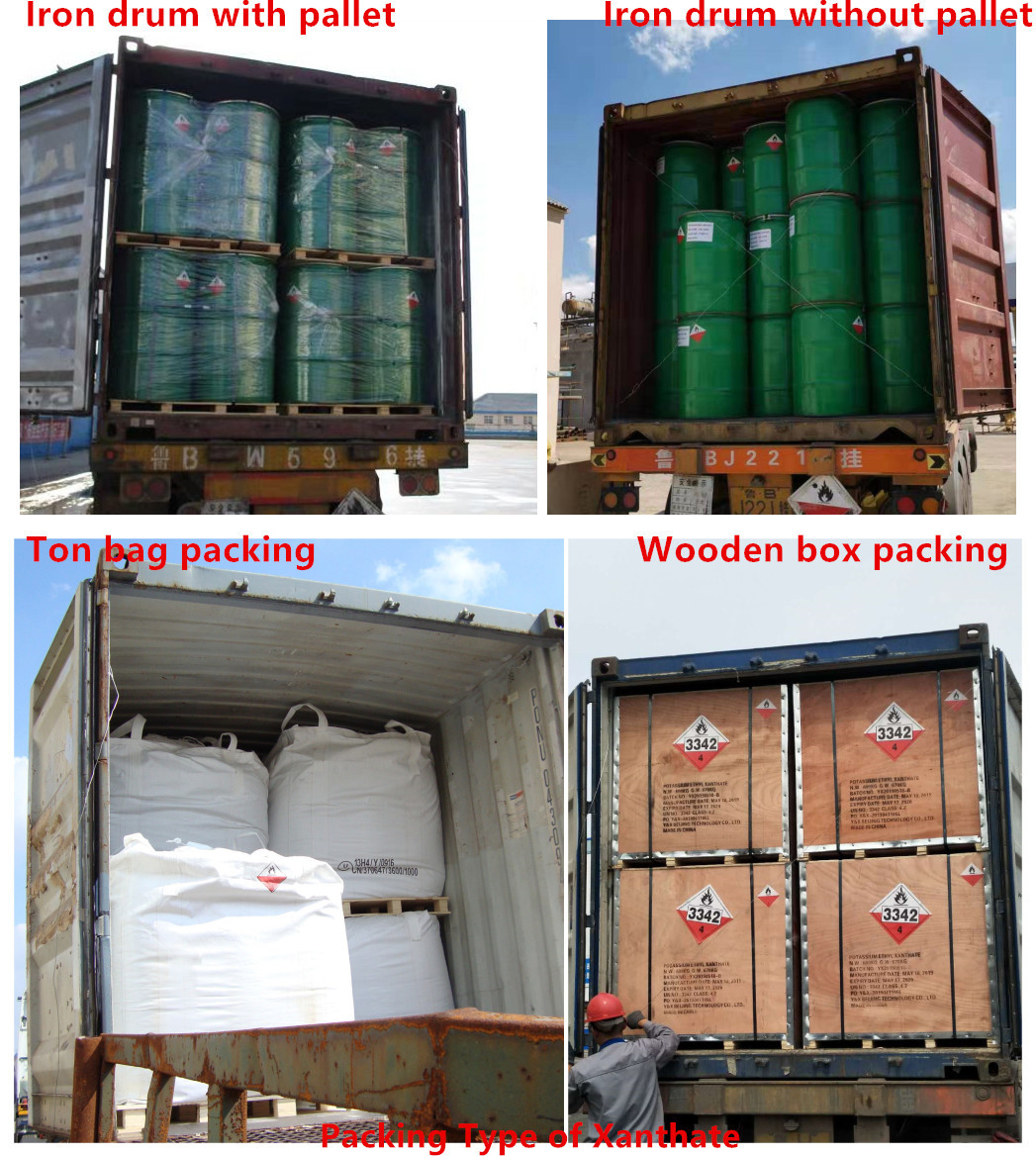 Gold Copper Flotation Reagents Collectors , 90% Potassium Ethyl Xanthate