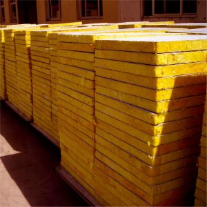 Recyclable Rock Wool Panel Customizable for Thermal / Sound Insulation