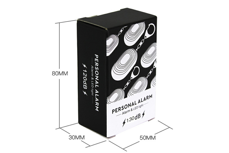Portable 49g Self Defense Siren Personal Alarm 7 Colors For Outdoor