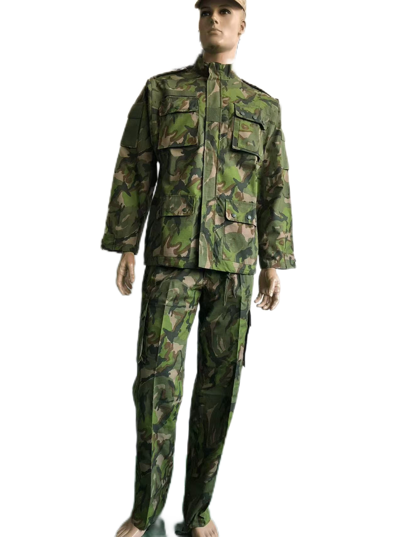 Button Closure BDU Military Uniform Set Vietnam Military Uniform Customizable