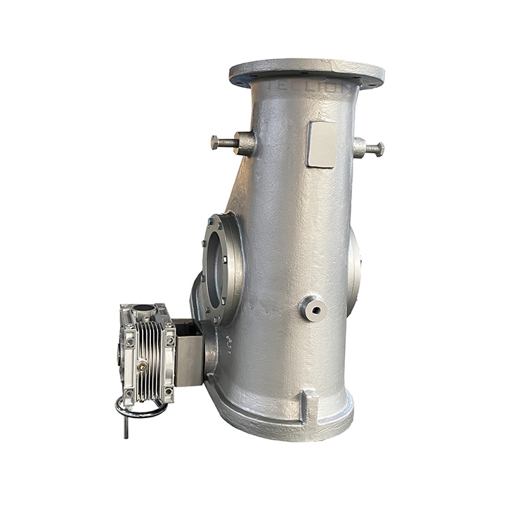 SS Pneumatic Diverter Valve gate For Powders And Granular Products Handling