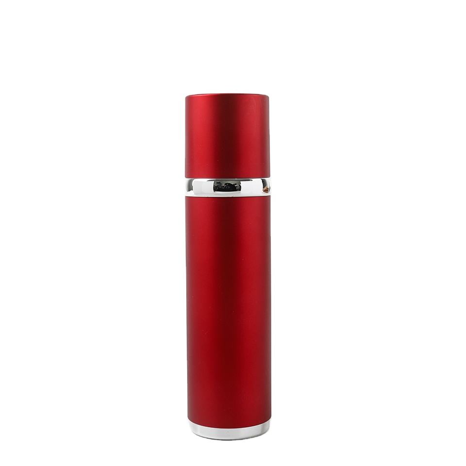 Recycled ABS Round Airless Snap On Stand Up Straight Cosmetic Bottle 15ml