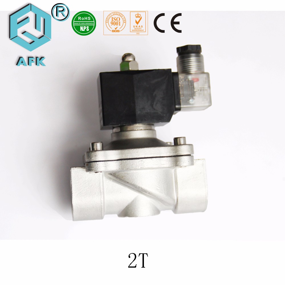 Stainless Steel 2 inch Normally Clsoed Helium Gas Solenoid Valve 220V