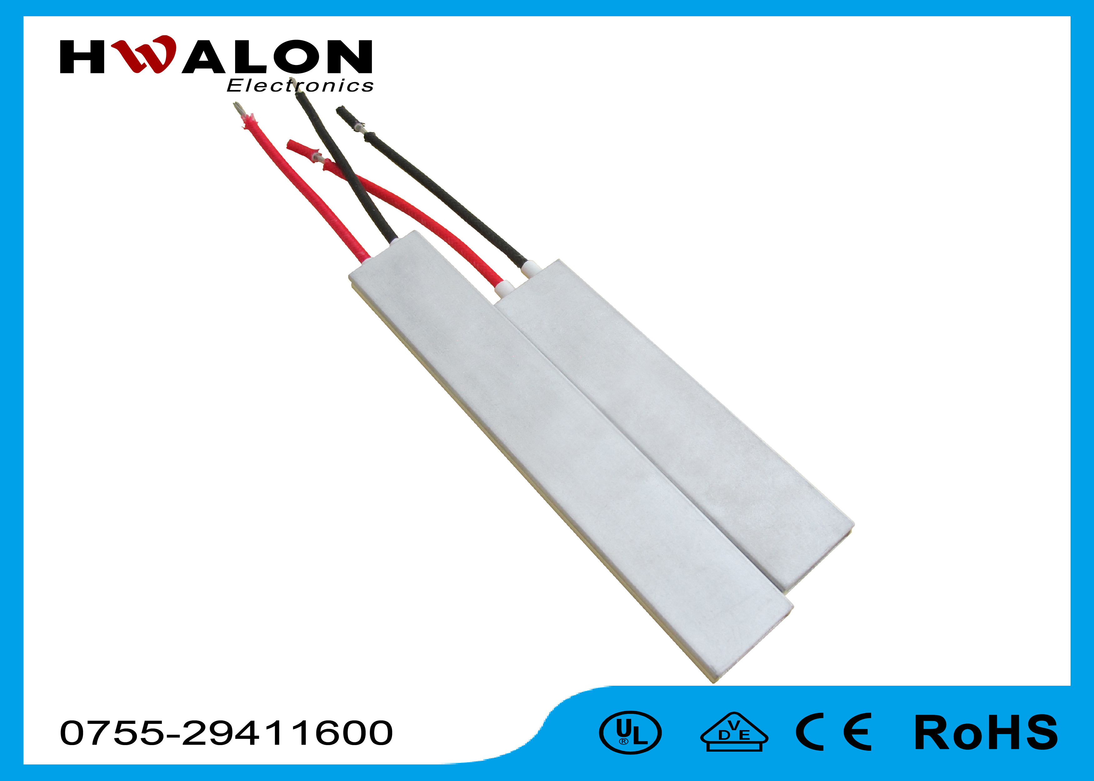 Thermal Resistor MCH Electric Heating Element For Hair Straightener 70*20*1.3mm