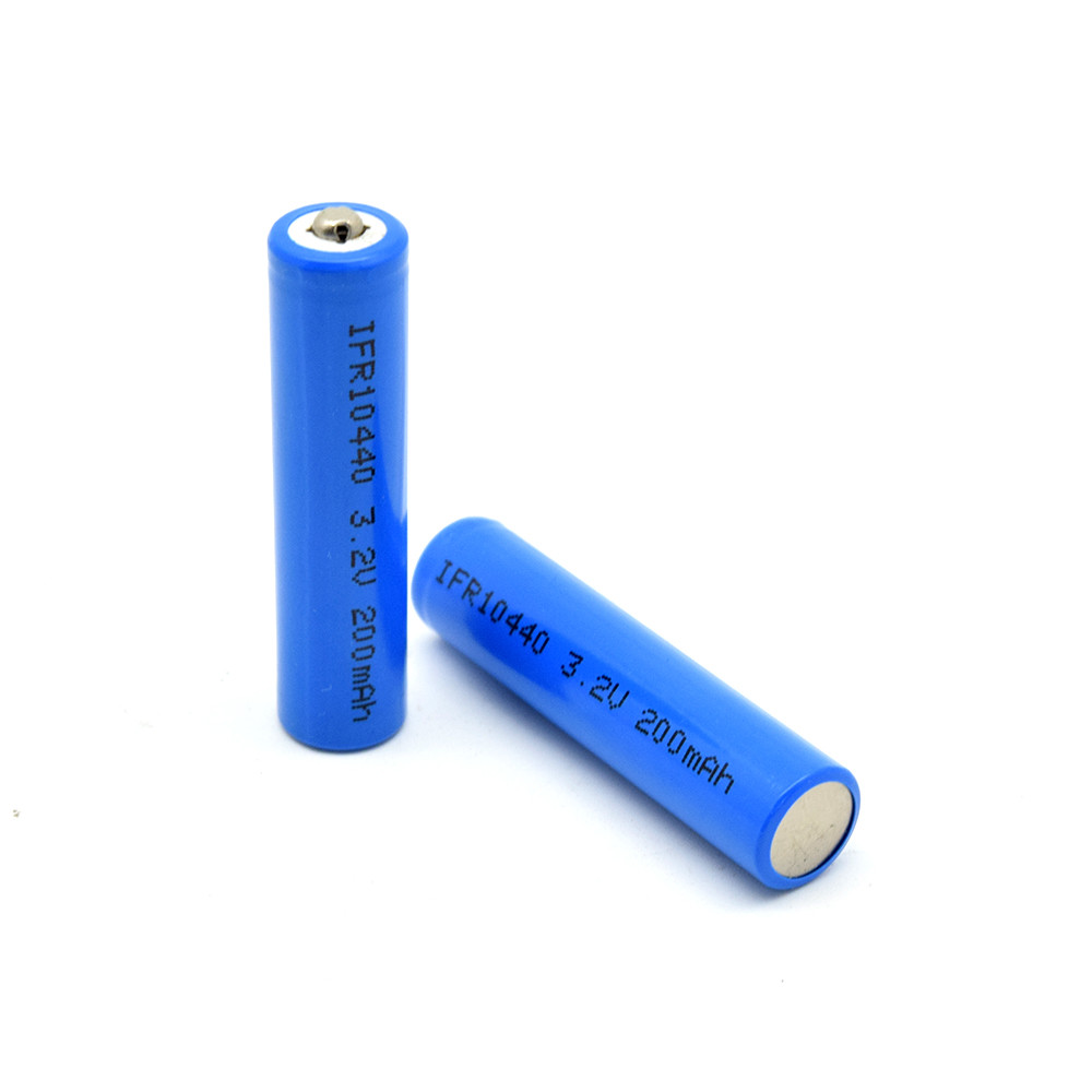 Rechargeable Lifepo4 3.2V IFR 10440 200mah Solar Light Batteries