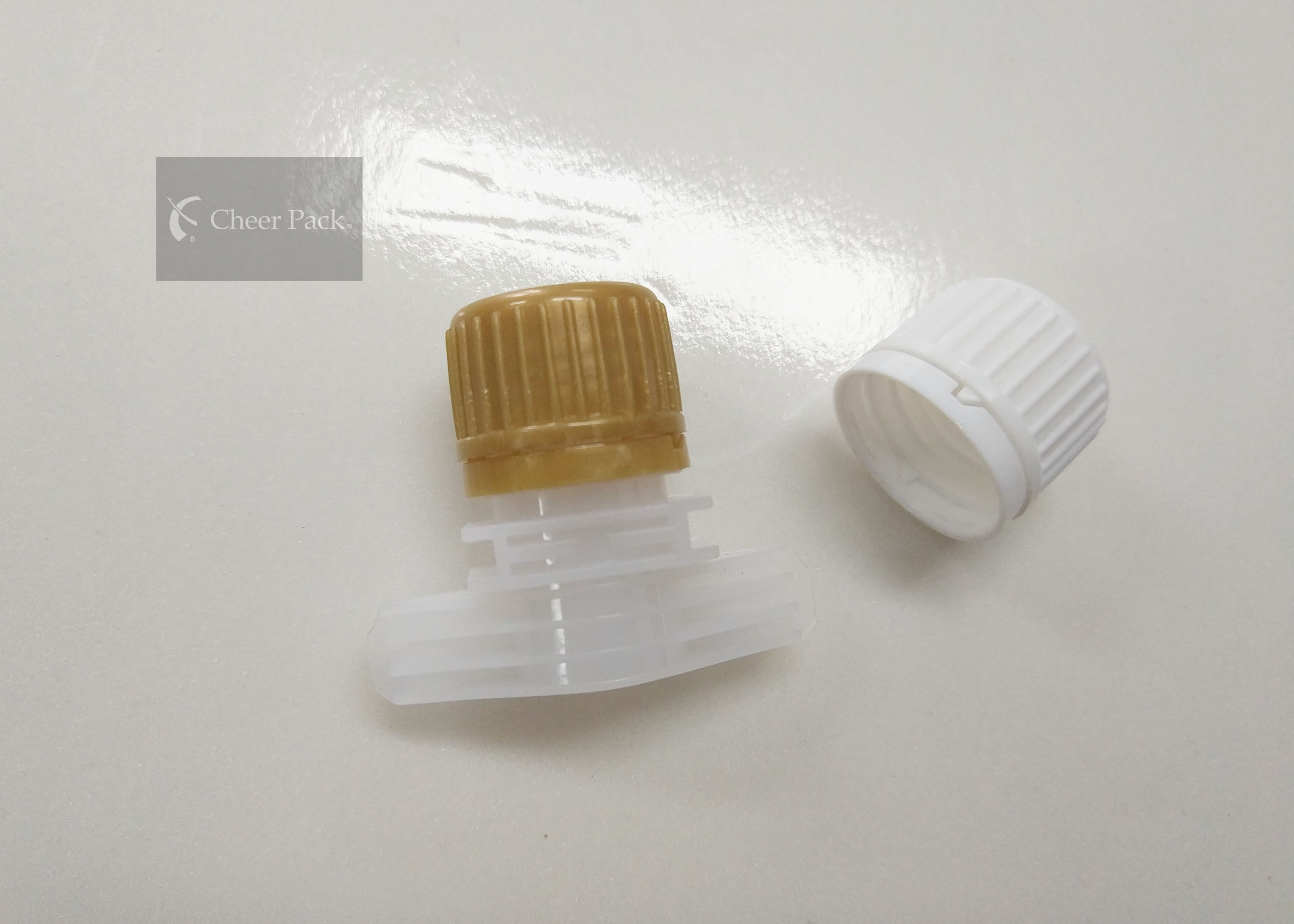 Eco friendly Plastic Stand Up Doypack / Baby Food Pouch Tops