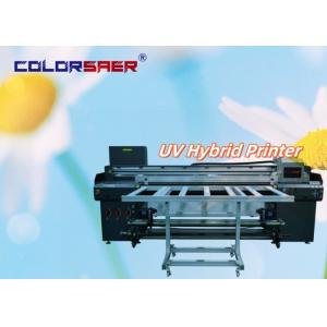 China 1.8m Large Format UV Printing Machine Flatbed And Roll To Roll  All -in- One Hybrid UV Plotter on sale