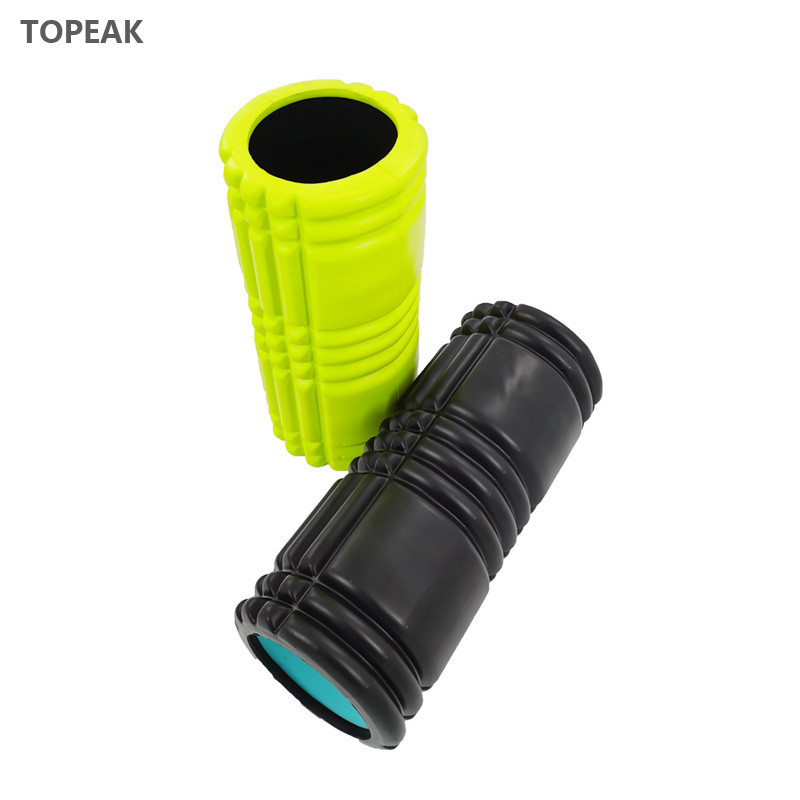 Exercises EVA Yoga Roller Trigger Point Grid Foam Roller 33cm Black Orange