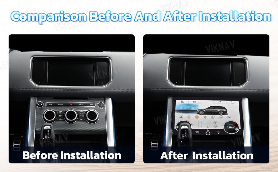 New Upgrade 10.4 Inch AC Panel For Range Rover Sport L494 2013-2017 Air Condition Board Climate Control Car Radio Touch