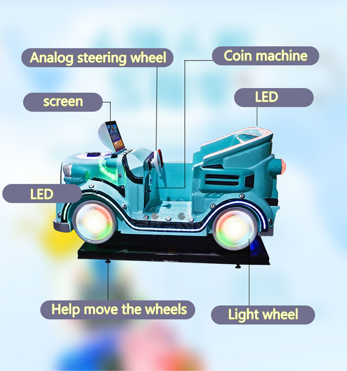 Shopping mall earn money equipment Fiber Glass New design bubble car swing machine kids ride coin