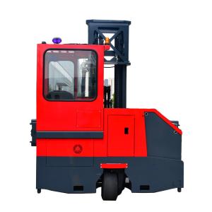 China MAX 8m lifting height seated multi direction electric forklift 4-direction reach truck for narrow aisle on sale