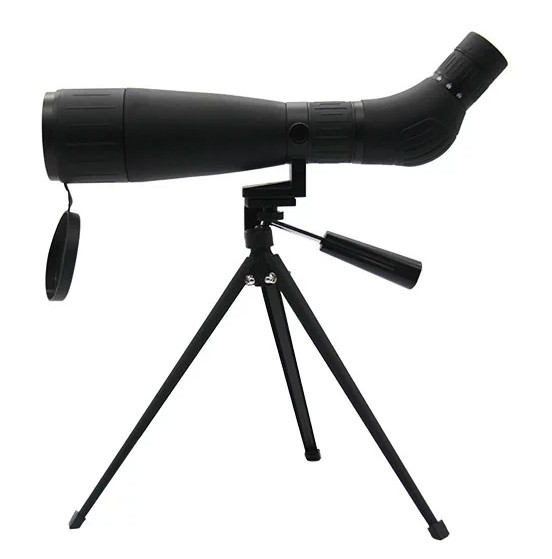 Black Color 60mm Large Aperture Binoculars Spotting Scope 20x - 60x Magnification