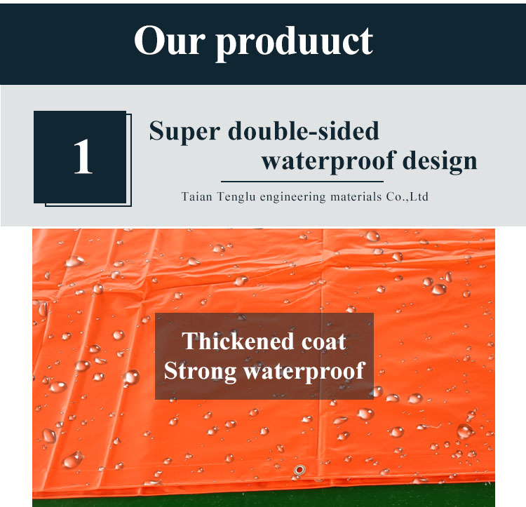 6*6m Trucks Tent Tarpaulin made of Waterproof Coated Polyester Fabric with Medium Weight