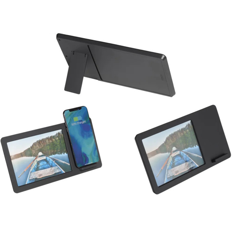 Custom Logo Ultraportable Wireless Charger Picture Frame 4"X6"
