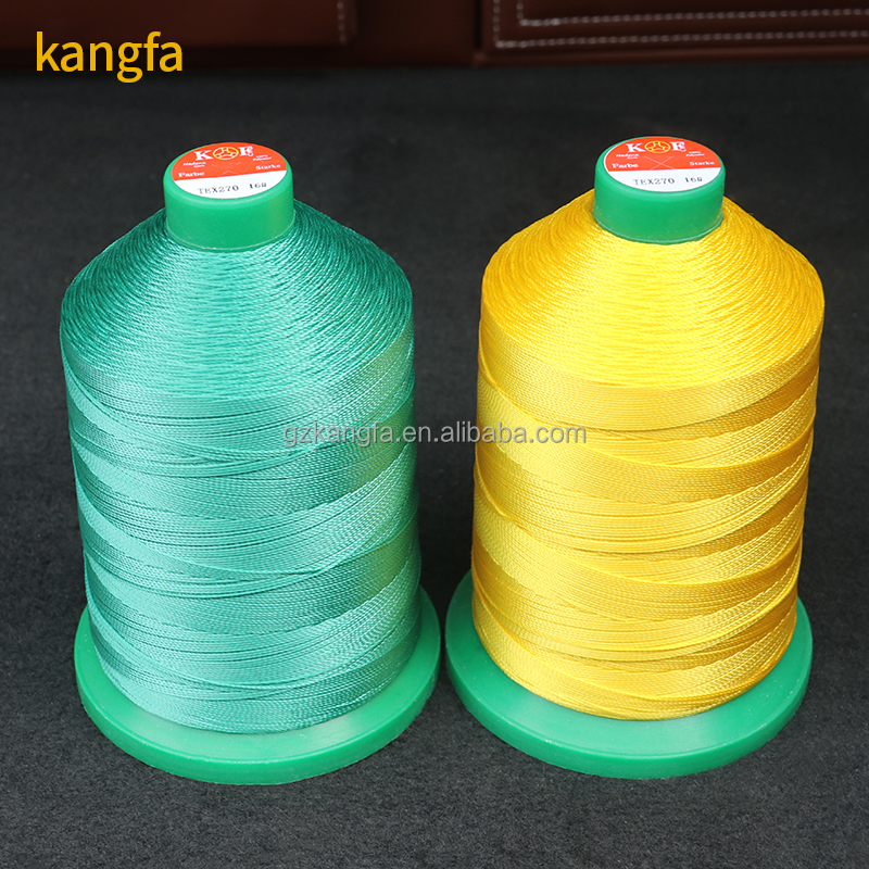 4200D/3 210D/3 840D/3 Bonded Nylon 66 V69 Tex 70 Thread for Leather Stitching Dyed