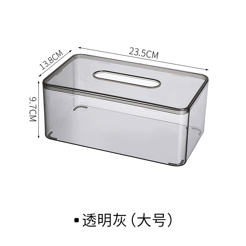 Multifunctional Transparent Houseware Plastic Products Plastic Tissue Box