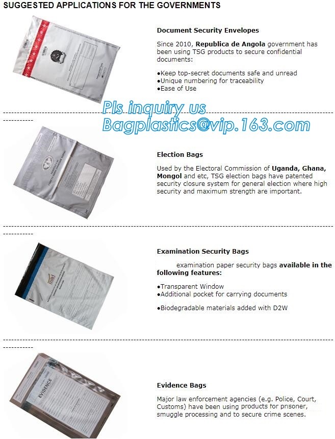 Document safe tamper proof bank deposit bag, Steb Plastic Money Pe Bank Deposit Coin Security Pouch Bags With Seal For C