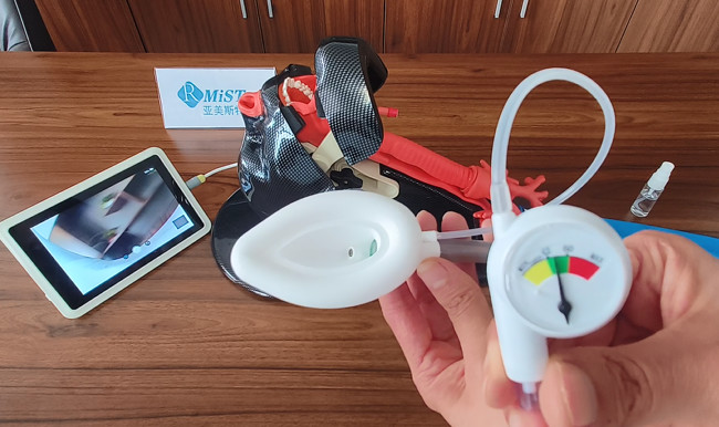 Reinforced Breathing LMA Intubation Video Larygeal Tube 5.0# Built-in Camera