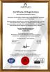 Hoyamo and Sinowon Inc Certifications