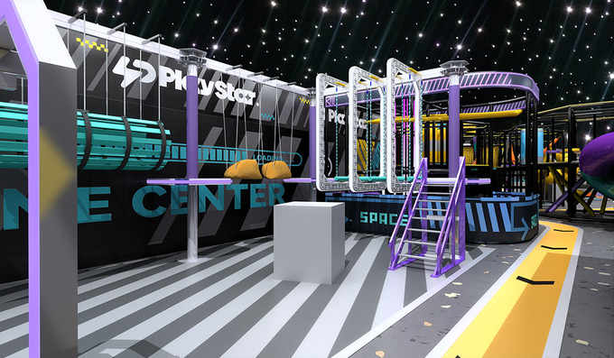 Climbing Play Structure And Mario Games Sports Theme Indoor Play Park Equipment