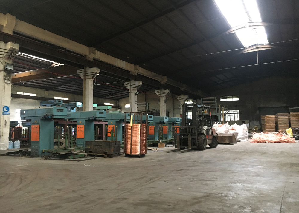 2000 Tons Scrap Copper Oven Rod Upcasting Production Line Ccm Casting Machine