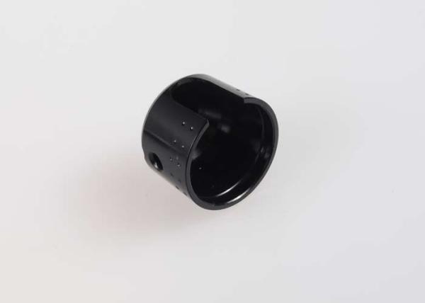 High precision aluminum black anodized cell phone parts cnc machining earphone