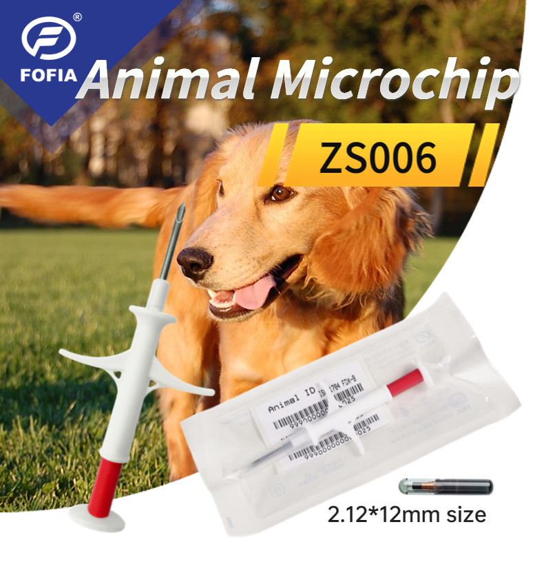 Implantable Microchip Animal ID With IP67 Anti-Collision Iso Compatible Dog Tracking Microchip