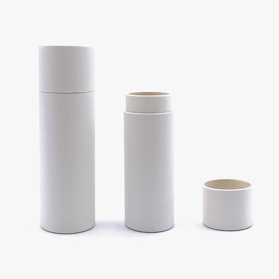 Custom Recycle Black Deodorant Containers Packaging Paper Tubes For Cream