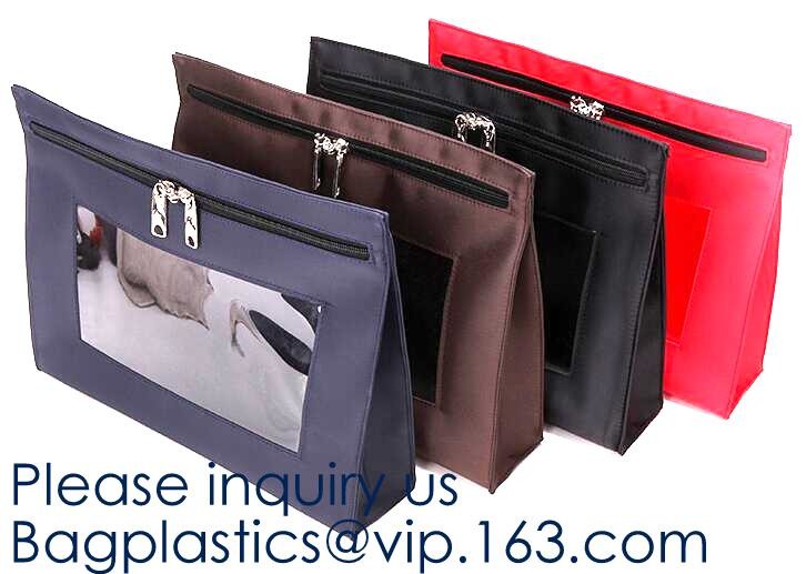 Custom Multi Function Waterproof Nylon Security Night Deposit Bags Zipper Locking Bank Bag For Cash Money, bageasae