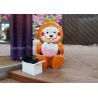 Buy cheap Outdoor Part Shopping Centre Decorations Fiberglass Statue Orange Cartoon from wholesalers