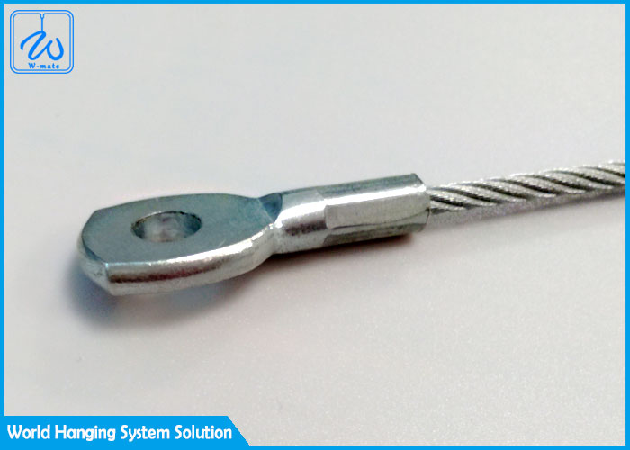 Custom Machine Swaged Soft Eye 7x7 1.5mm 316 Galvanised Wire Rope Sling