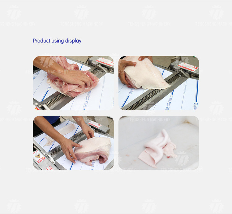 0.75KW Kitchen Meat Peeling Equipment Beef Skinning Machine
