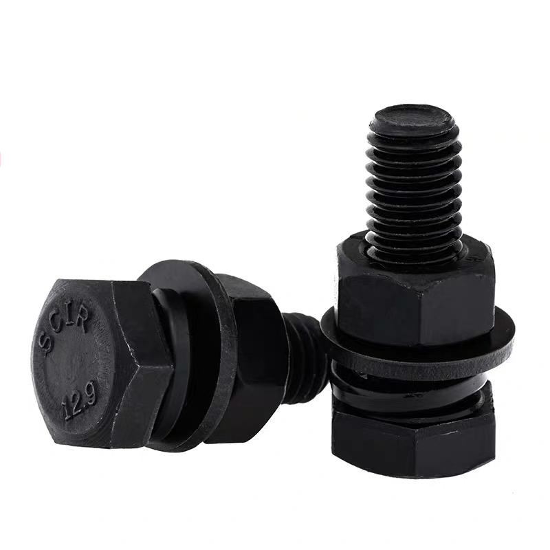 Zn HDG DIN933 931 Hex bolt and nut M2-M100 with excellent corrosion resistance