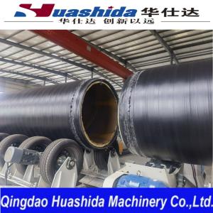 Large Diameter PU Spray Foaming PE Wrapped Preinsulation Pipe Continuous