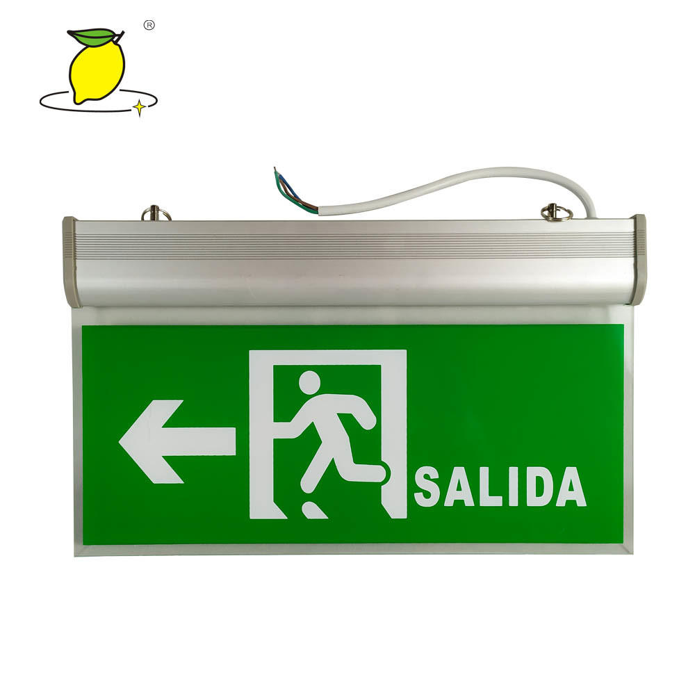 LED Emergency Lighting Fire Exit Signs For Movie Theater / Supermarket