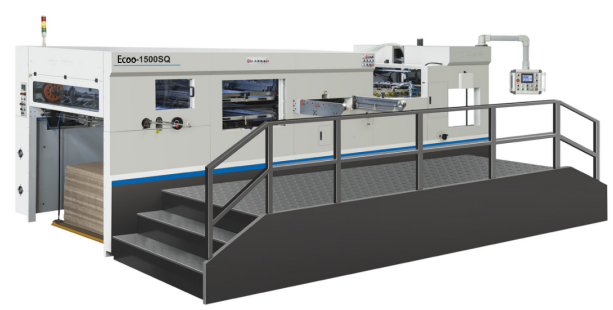 Corrugated Paper Cardboard Die Cutting and Stripping Blanking Machine 1500mm